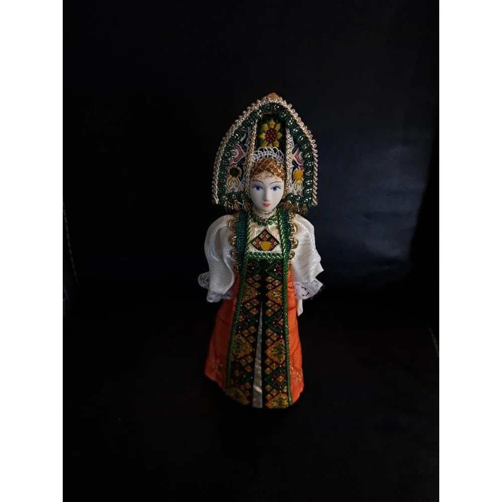 Vintage Russian Handmade Porcelain Traditional Folk‎ Costume Doll 10